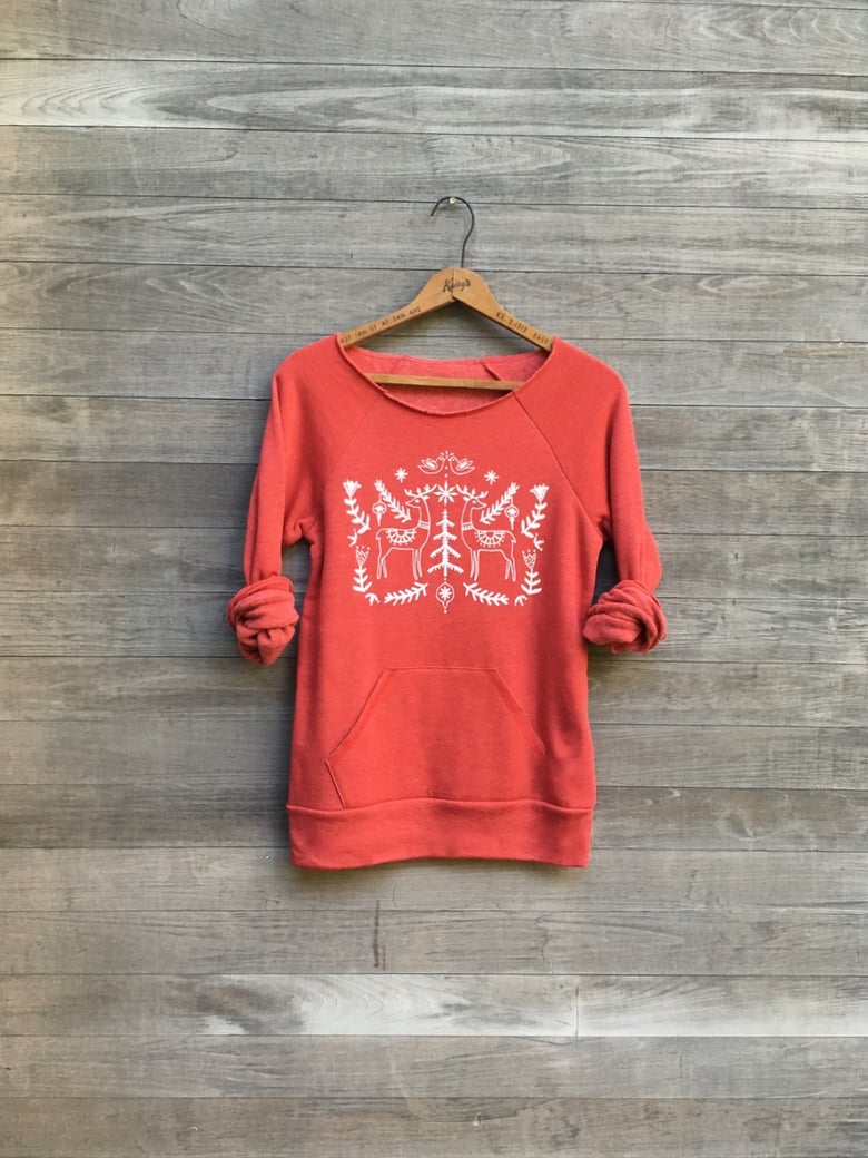 Image of Christmas Sweater in Red