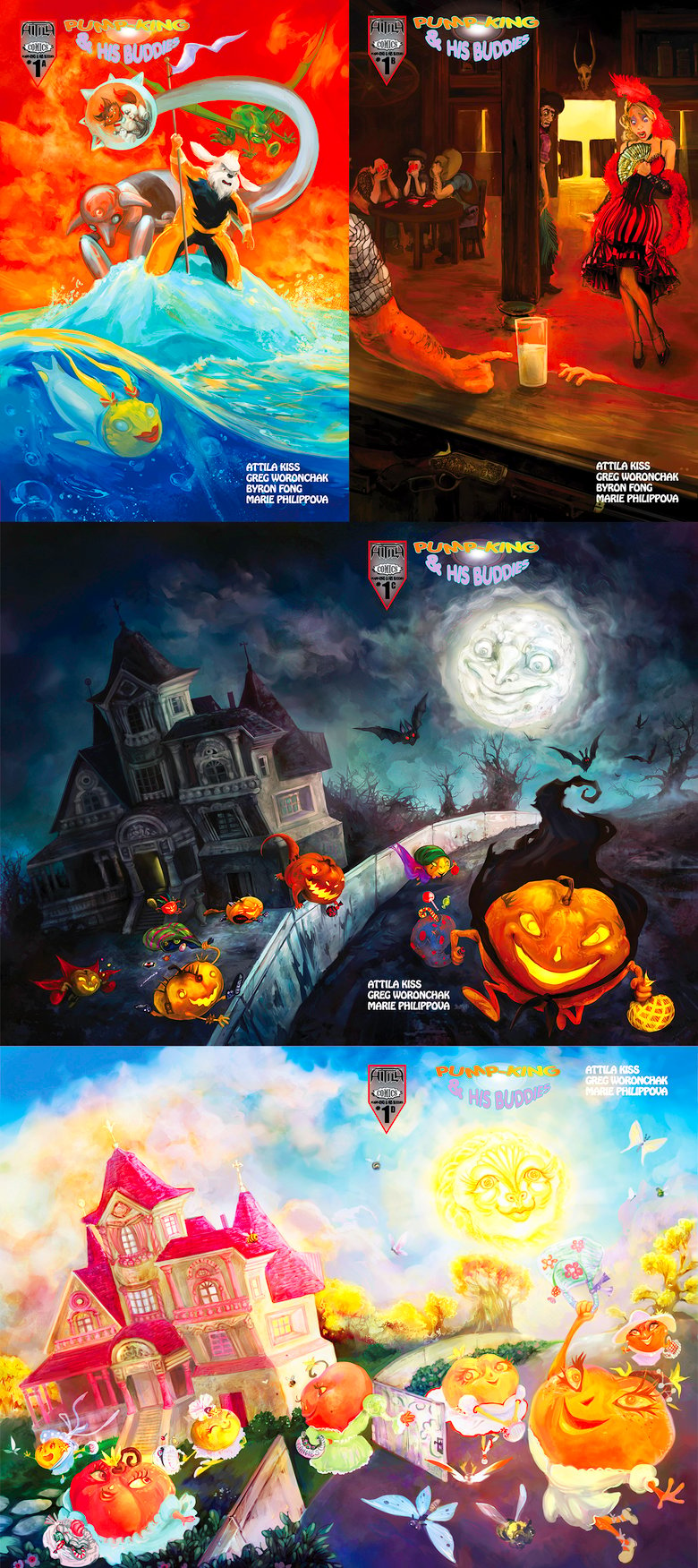 Image of PUMPKING & HIS BUDDIES #1 BUNDLE