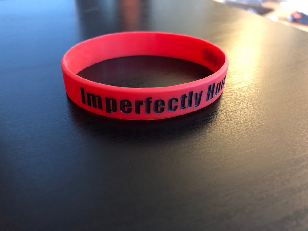 Image of Bracelets (Imperfectly Human Tour) (Red or Black)