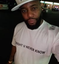 Image 2 of "Do Right U Never Know" White Tee