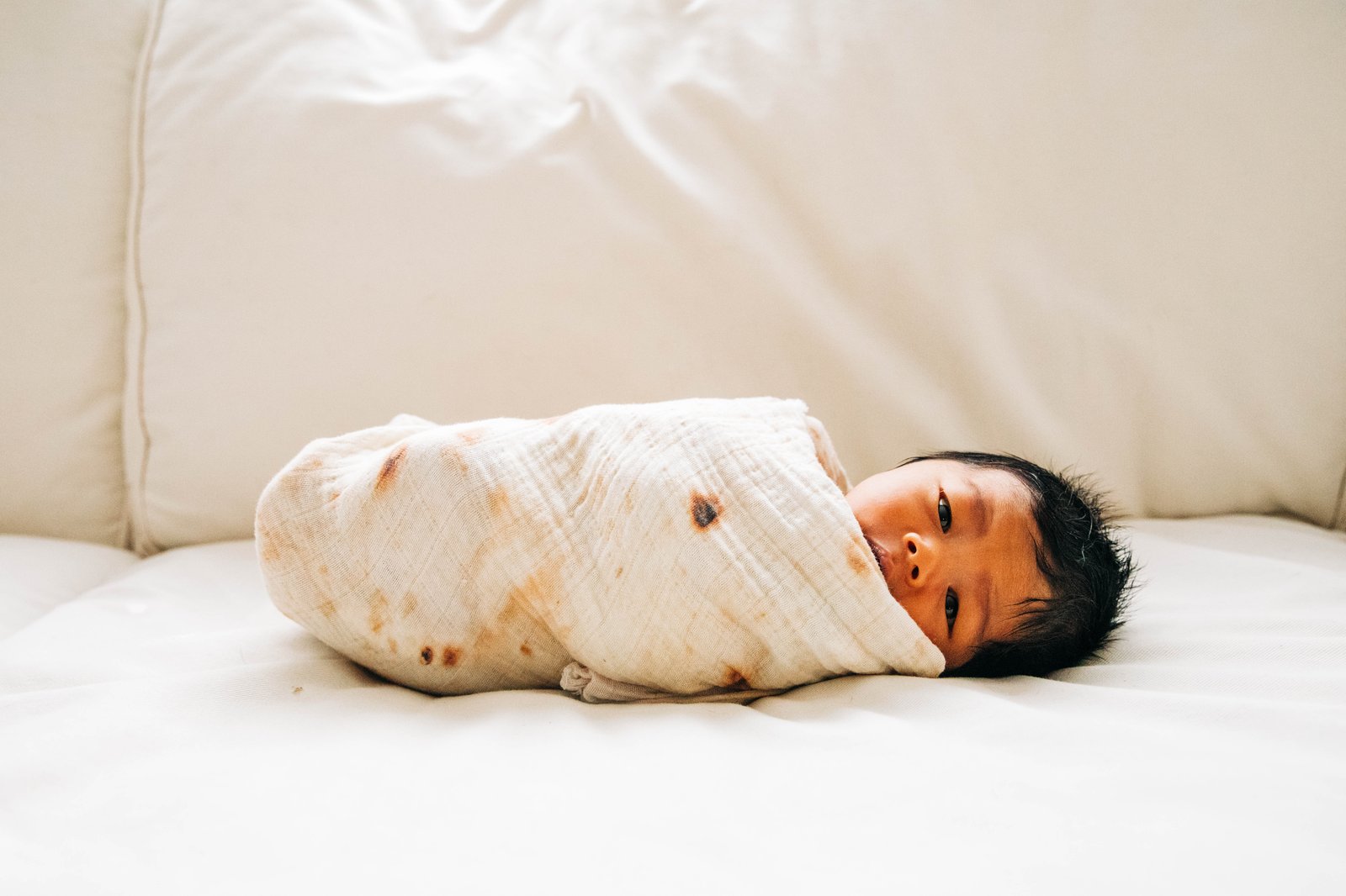 Lil Burrito Wrap 100 Organic Muslin Swaddle Blanket