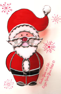 Image 2 of Father Christmas /Santa sun catcher 