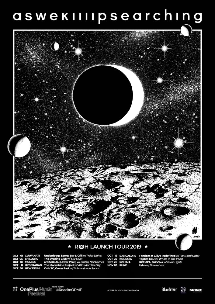 Image of 'aswekeepsearching' poster