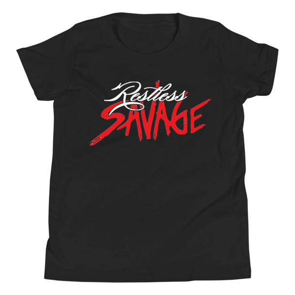 Image of Black Restless Savage Youth T-shirt