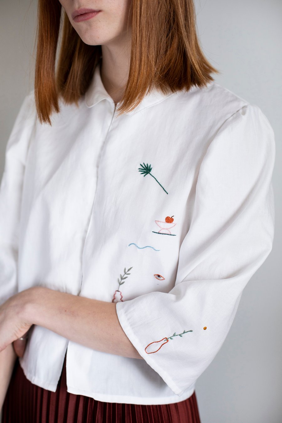 Image of Sample SALE: Arinna shirt - 1st Damaja designed shirt, made of 100% organic cotton in Berlin