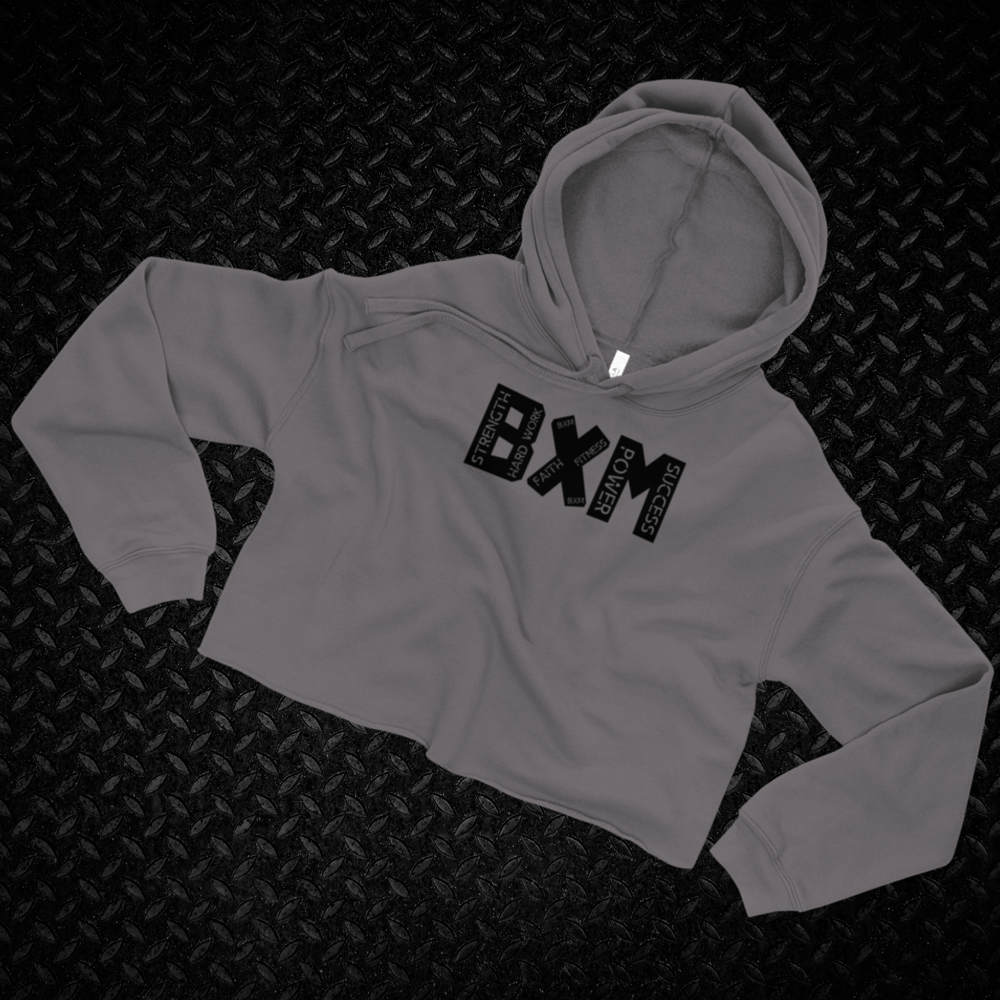 Image of BXM Positive Affirmation Crop Top Hoody