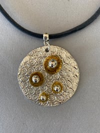 Image 1 of Ball and bubble pendant necklace