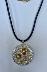 Image 3 of Ball and bubble pendant necklace