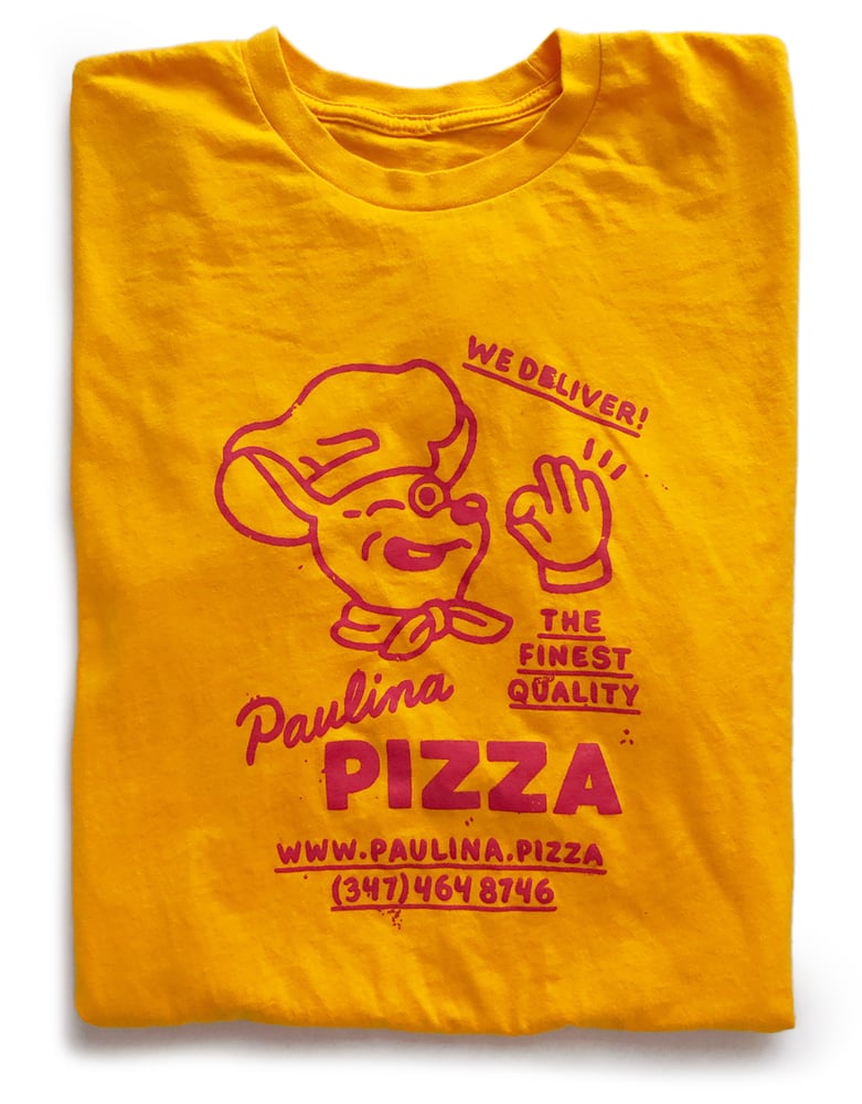 Image of Paulina Pizza Gold T-Shirt