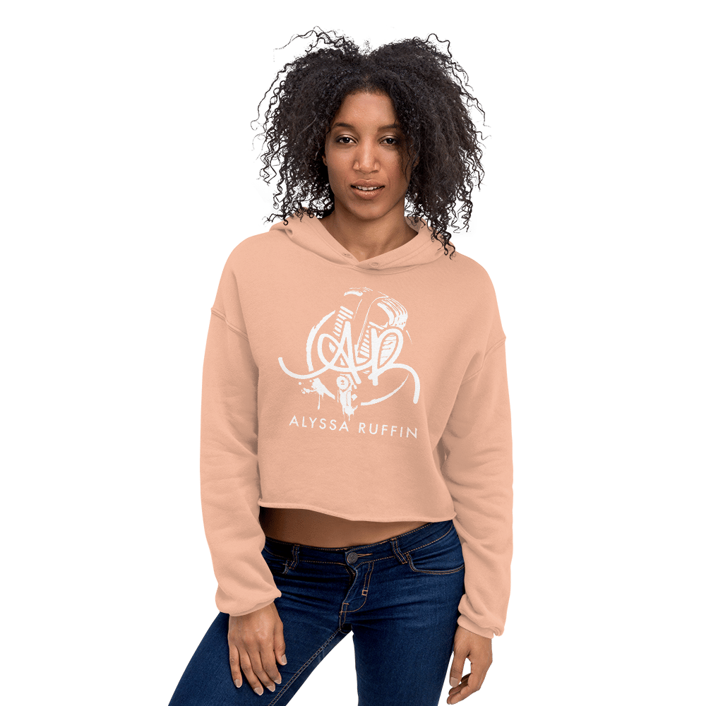 Image of Alyssa Ruffin Classic Mic Cropped Hoodie