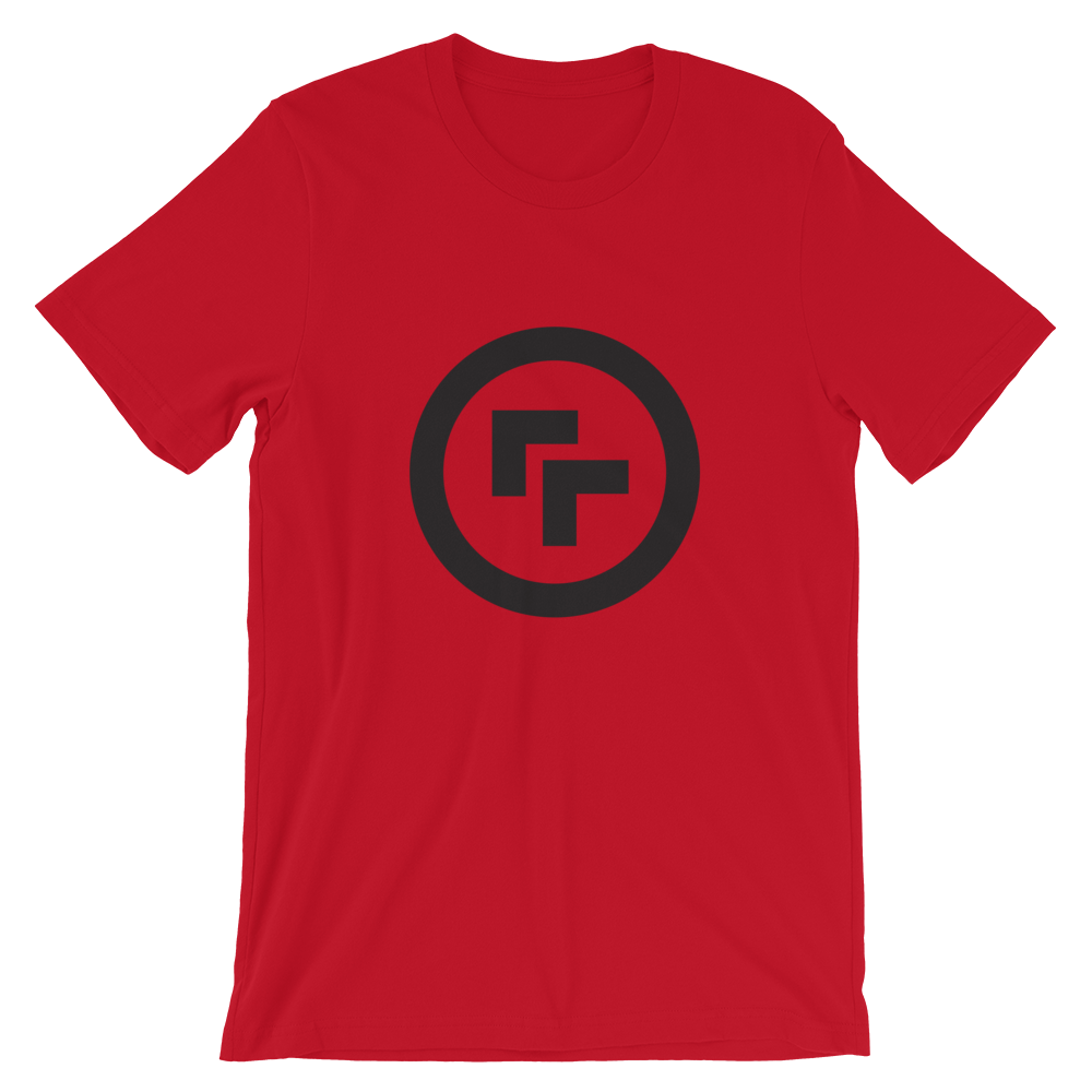 Image of Logo T-Shirt - Red with Black Logo  or Blue with Orange Logo
