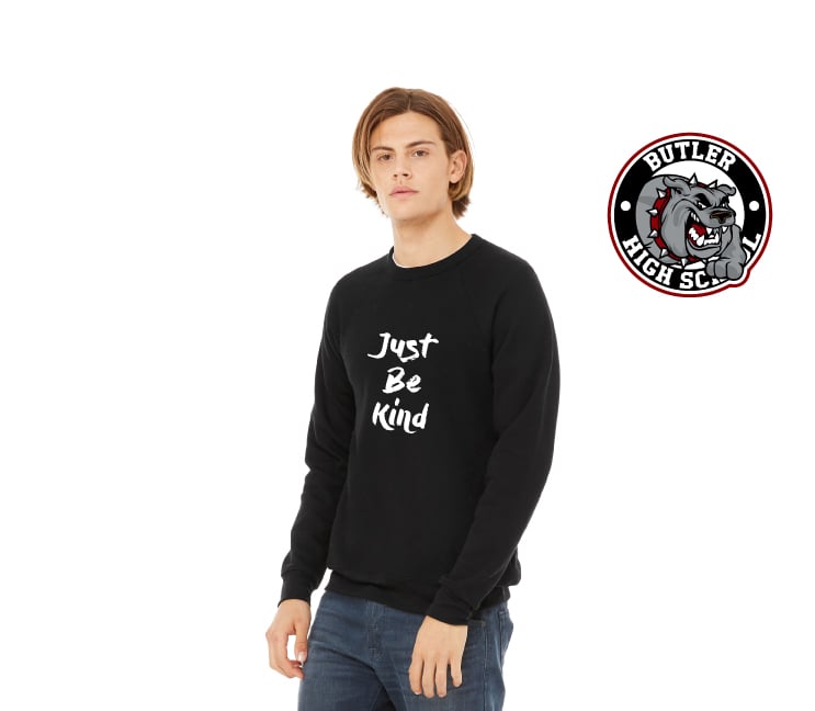 Image of Just Be Kind - sponge fleece crew sweatshirt