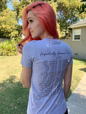 Image of Debut Imperfectly Human Tour Tee (LIMITED QUANTITY)