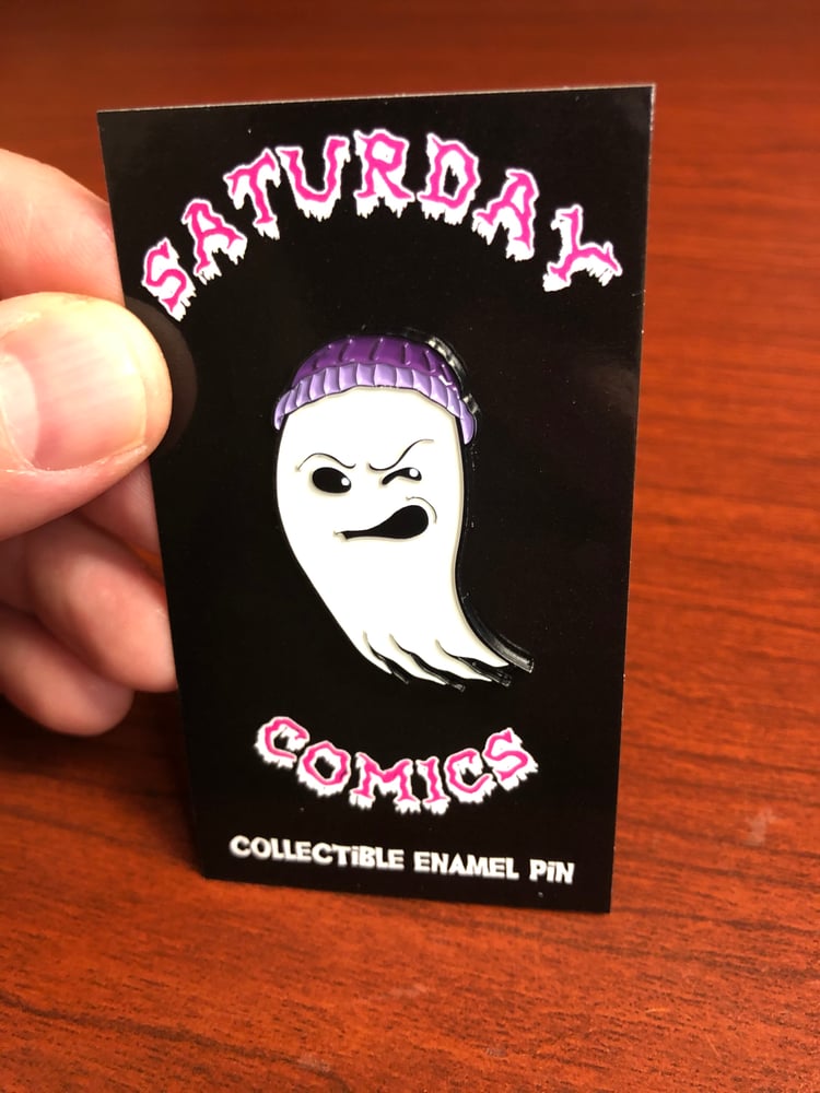 Image of Saturday Comics Enamel Pin