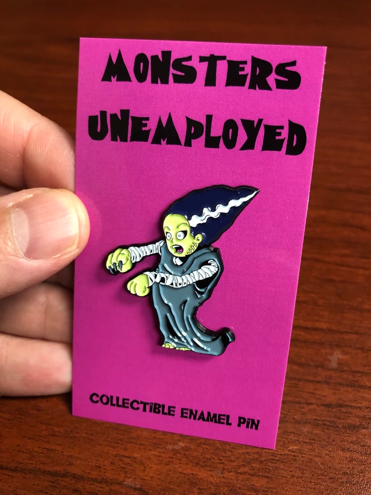 Image of Monsters Unemployed Enamel Pin #1: The Bride