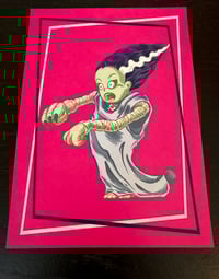Image 2 of Monsters Unemployed Art Prints - Set of 4