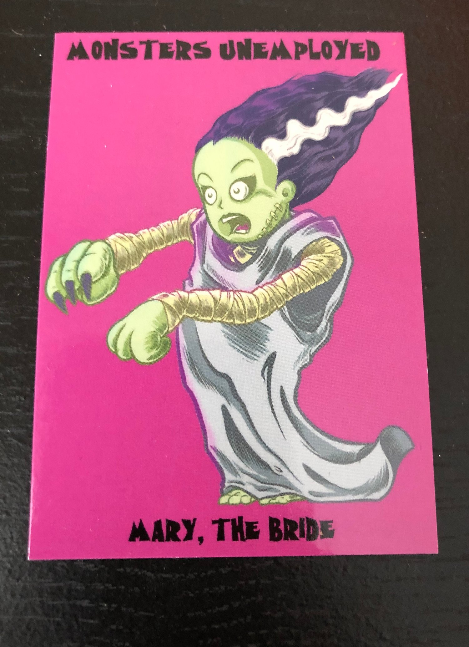 Image of Monsters Unemployed Trading Cards - Set of 4