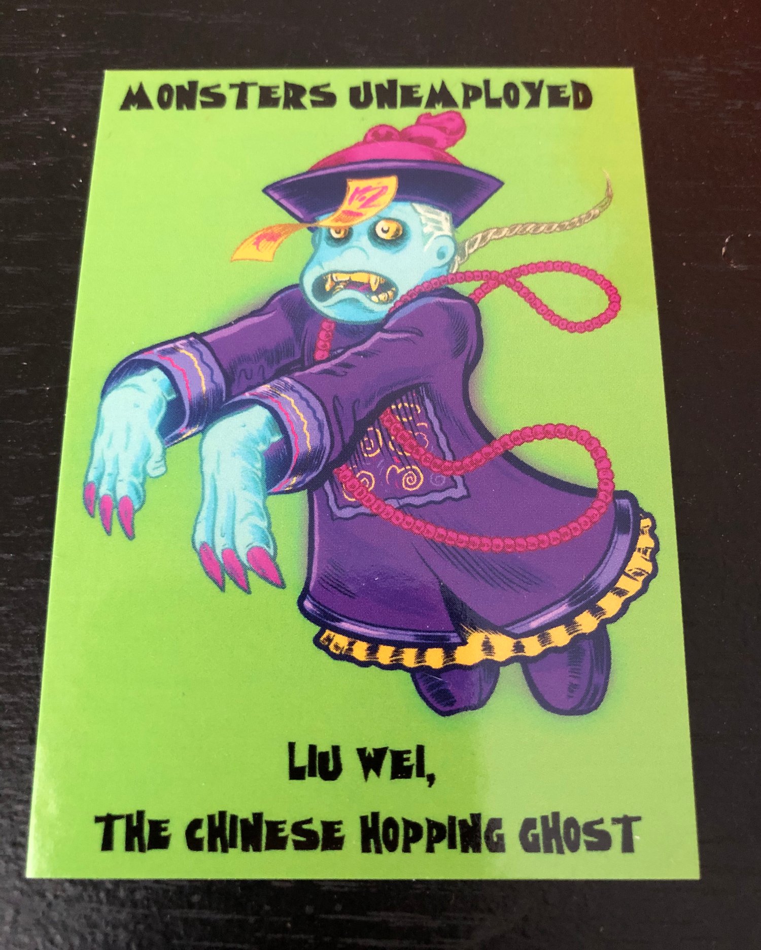 Image of Monsters Unemployed Trading Cards - Set of 4