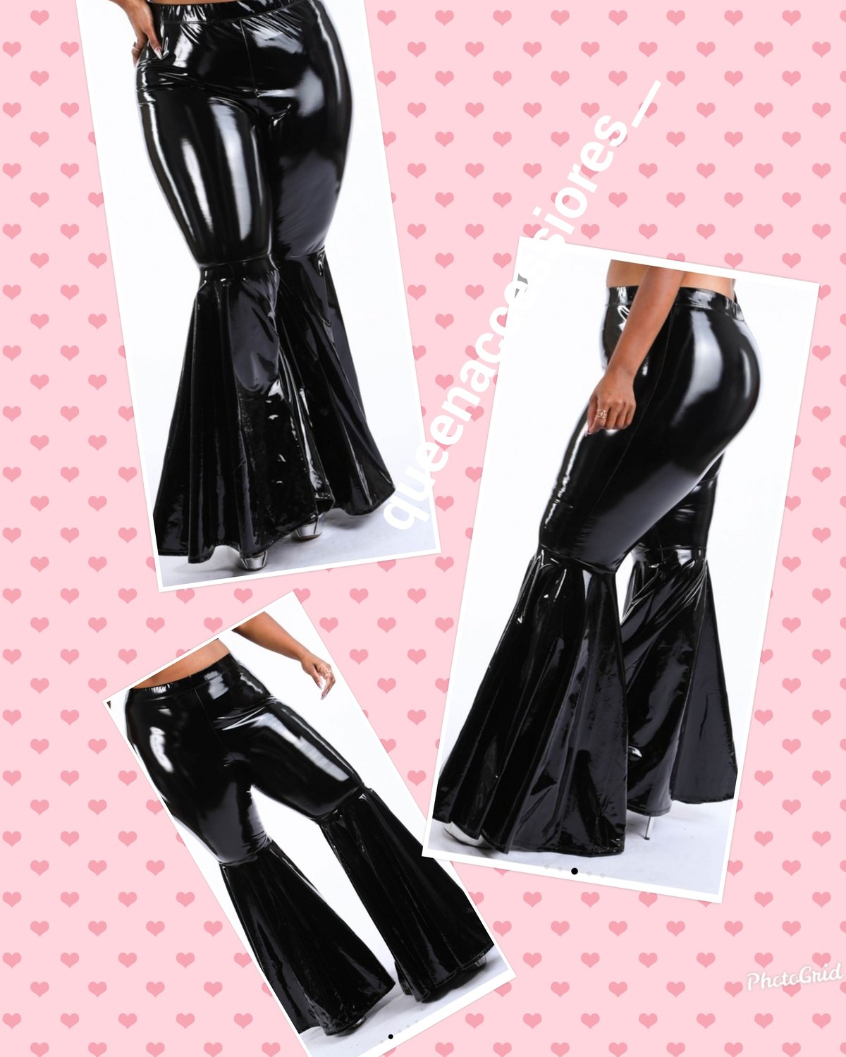 Image of Black Leather  Look 