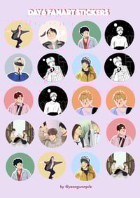 Day 6 Fanart Stickers 