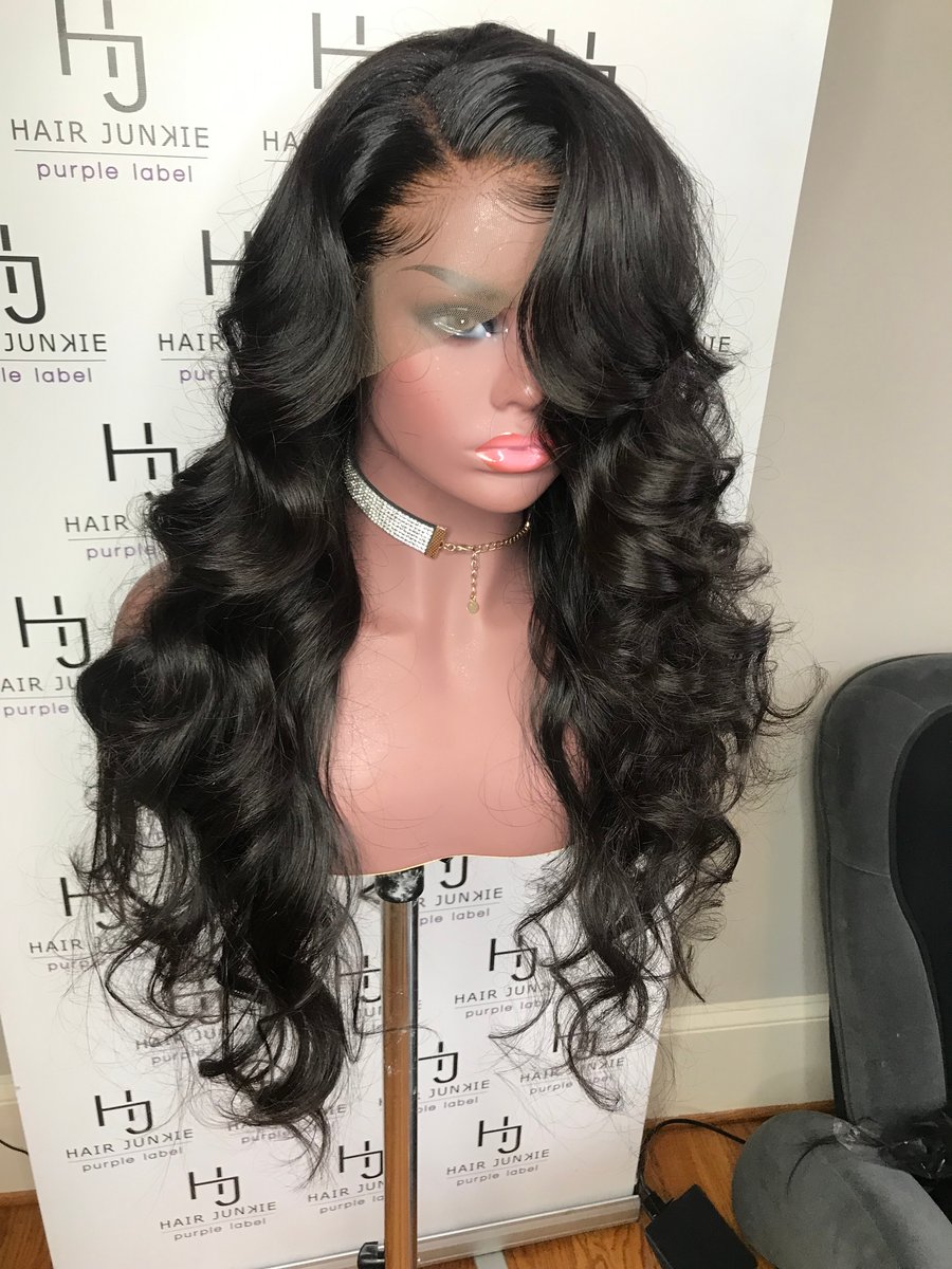 26 inch Handmade Custom Frontal Wig / hairjunkiepurplelabel