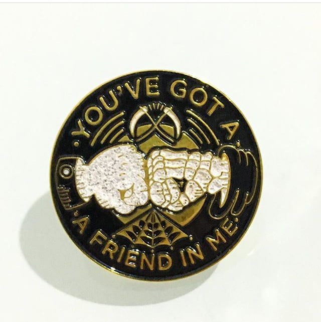 Image of You’ve got a friend (Halloween series)pin