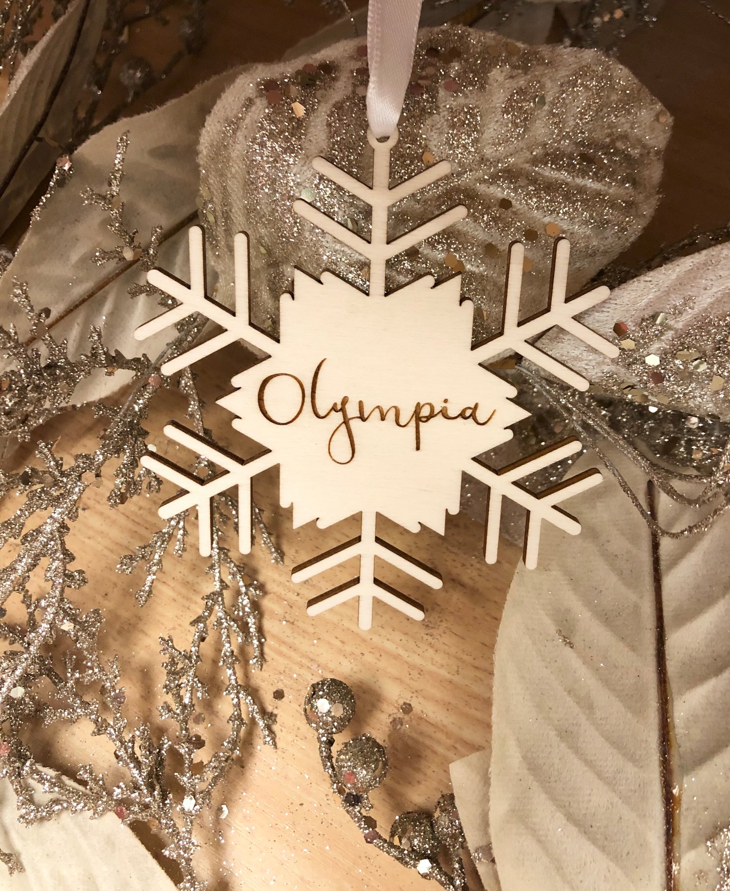 Image of Blizzard Personalised Christmas Bauble