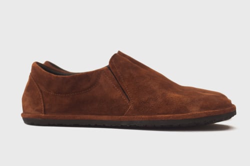 Image of Slip-On Sneakers in Spice Suede