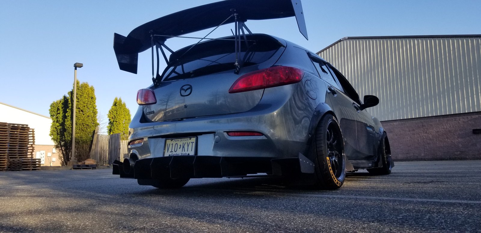 ヴァージリアデッキ 2010+ Mazda Speed3 (Front, Sides, Rear) Full Kit | Galvez Customs