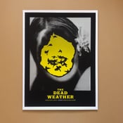 Image of The Dead Weather poster Guadalajara Mexico 10/9/09