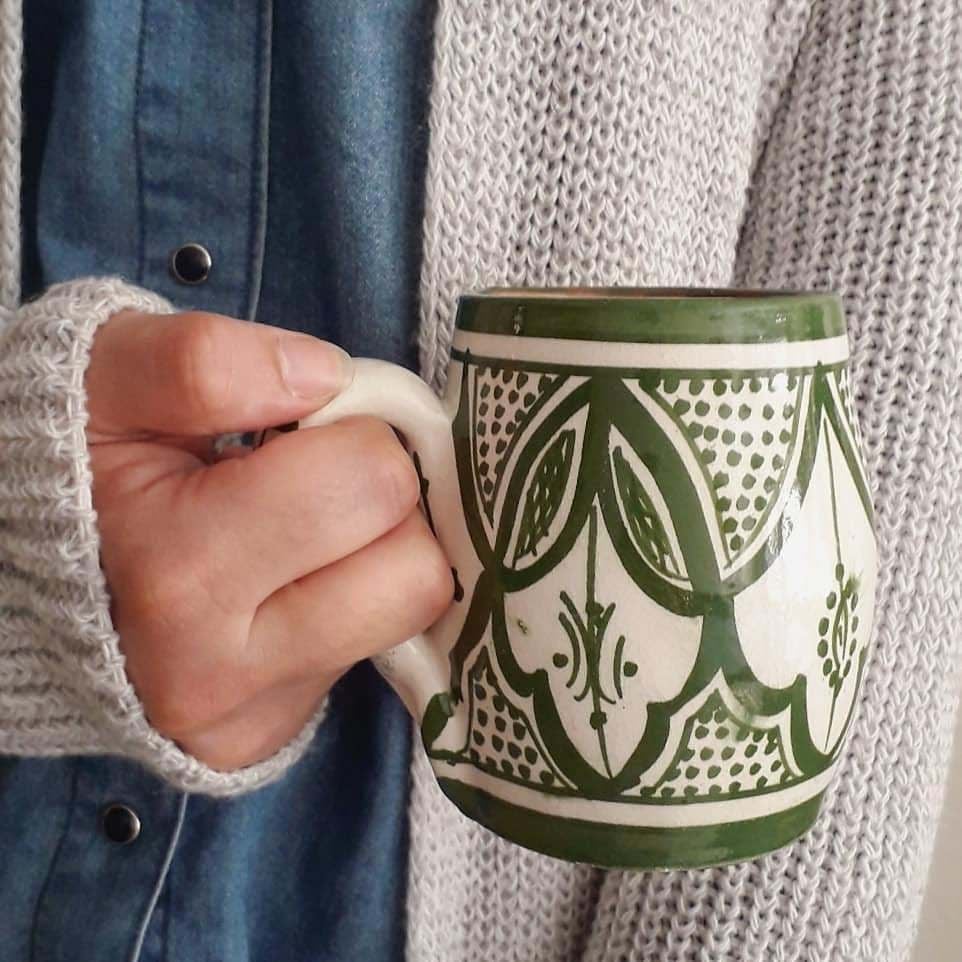 Image of CERAMIC MUGS - MOROCCAN PATTERNS