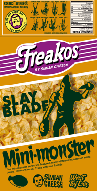 Image 3 of Special Edition Halloween Orange Slay Blade Freakos #1
