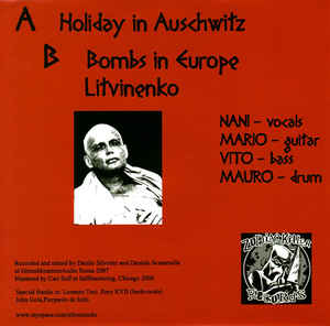 Image of SILVER COCKS “HOLIDAY IN AUSCHWITZ” 7” 