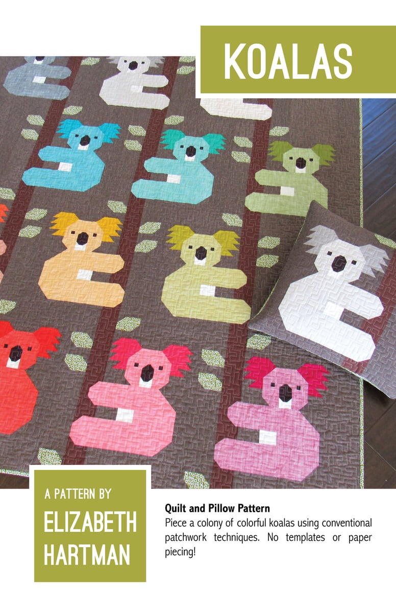 Download Patterns by Elizabeth Hartman — KOALAS pdf quilt pattern