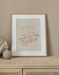 Image 1 of Oh Magnify the Lord with me print