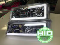 Image 2 of 03-06 SILVERADO CLEAR HEADLIGHTS GEN 2