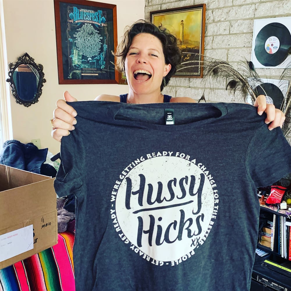 Image of Hussy Hicks logo T-shirt