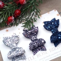 Image 1 of SET OF 3 Glitter Bows 