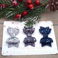 Image 2 of SET OF 3 Glitter Bows 