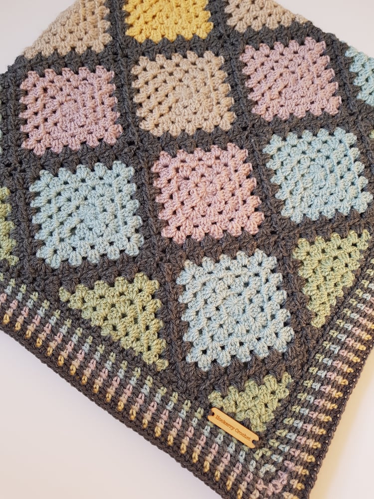 Image of Baby Twisted Granny Blanket 