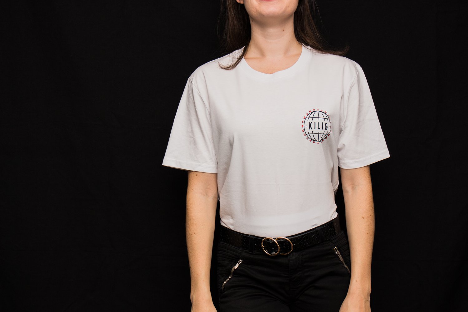 Image of T-Shirt Unisexe Blanc Kilig Clothing