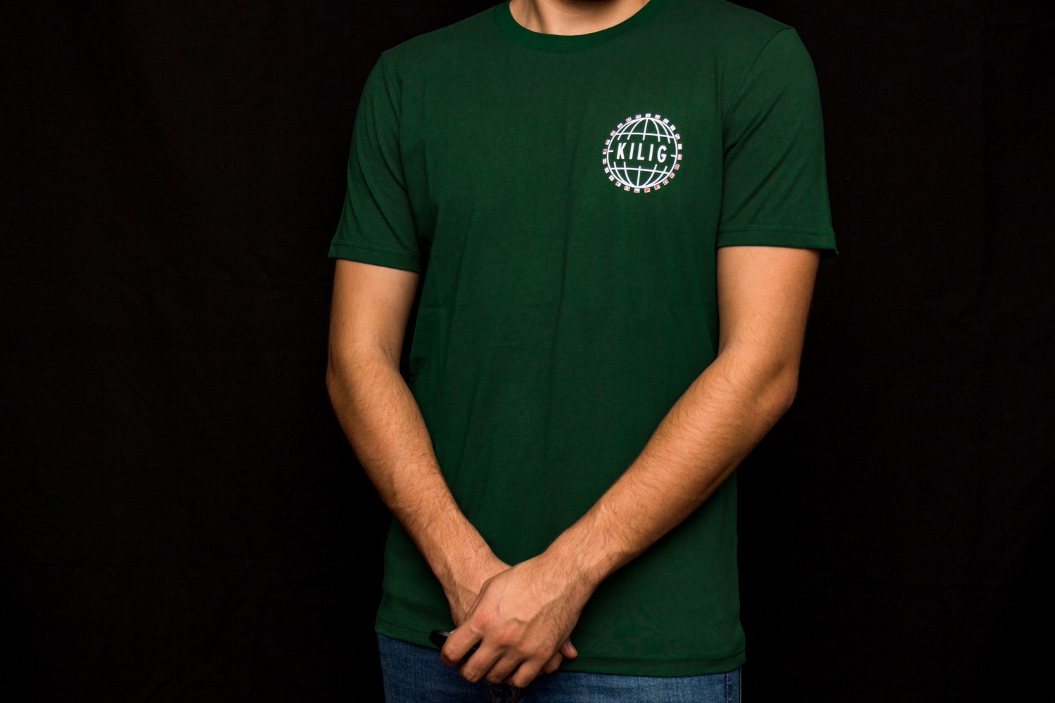 Image of T-Shirt Unisexe Vert Kilig Clothing