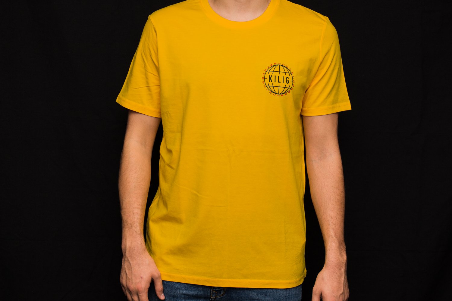 Image of T-Shirt Unisexe Jaune Kilig Clothing
