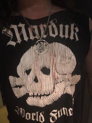 Image of Marduk - World Funeral Skull T-shirt