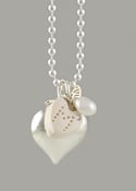 Image of Child's Butterfly Heart Necklace