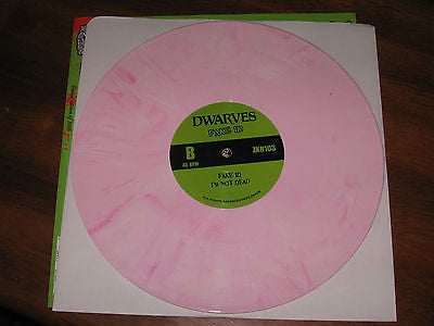 Image of THE DWARVES "FAKE ID" 10" 1st pressing pink vinyl. SOLD OUT!!