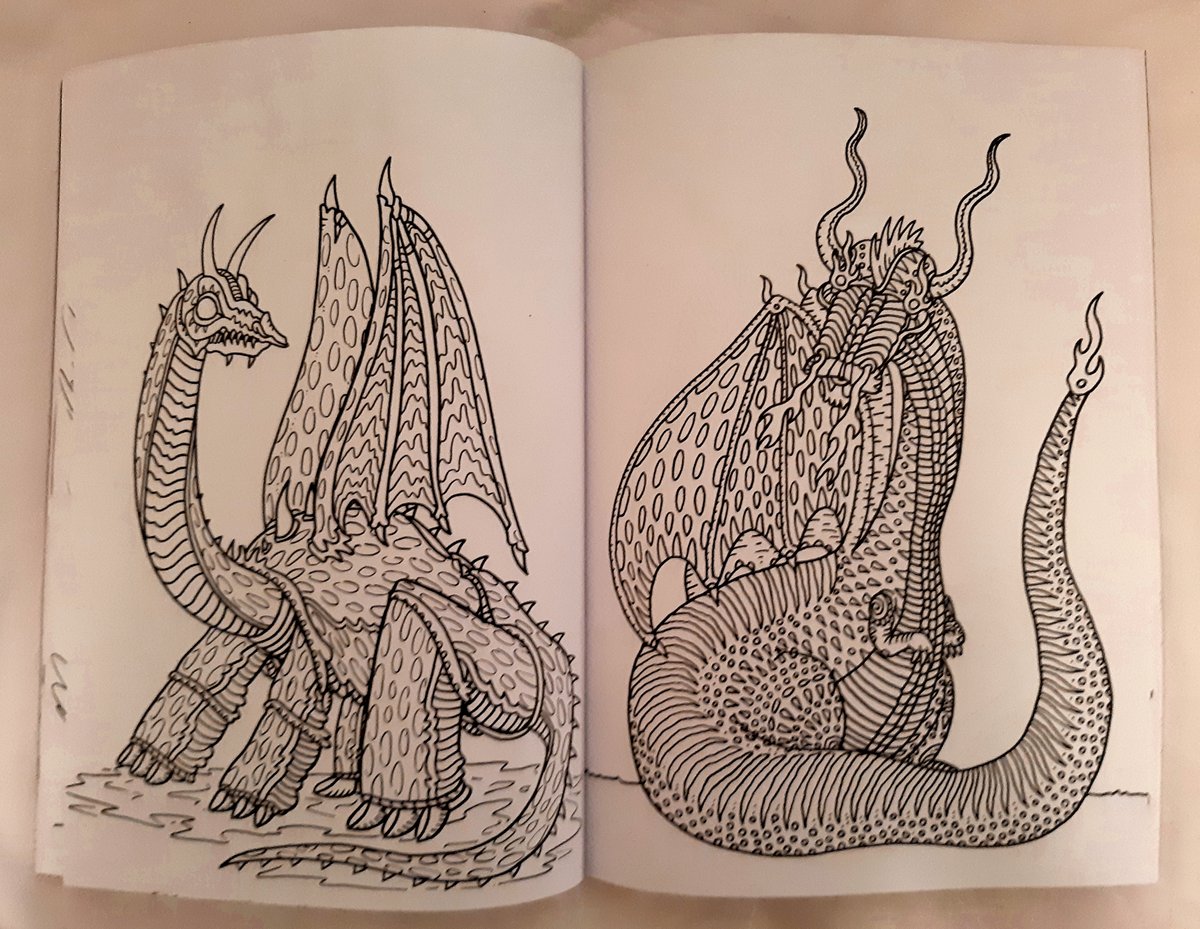 Image of Dragon Colouring Book
