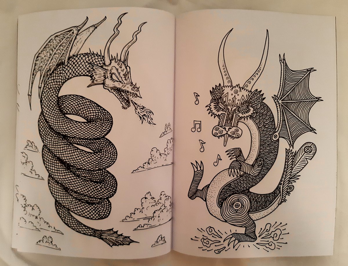 Image of Dragon Colouring Book