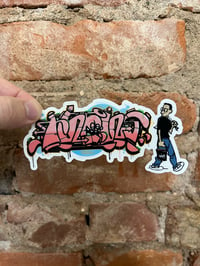 CALVIN’S DAD THEWS PIECE - CLEAR VINYL STICKER