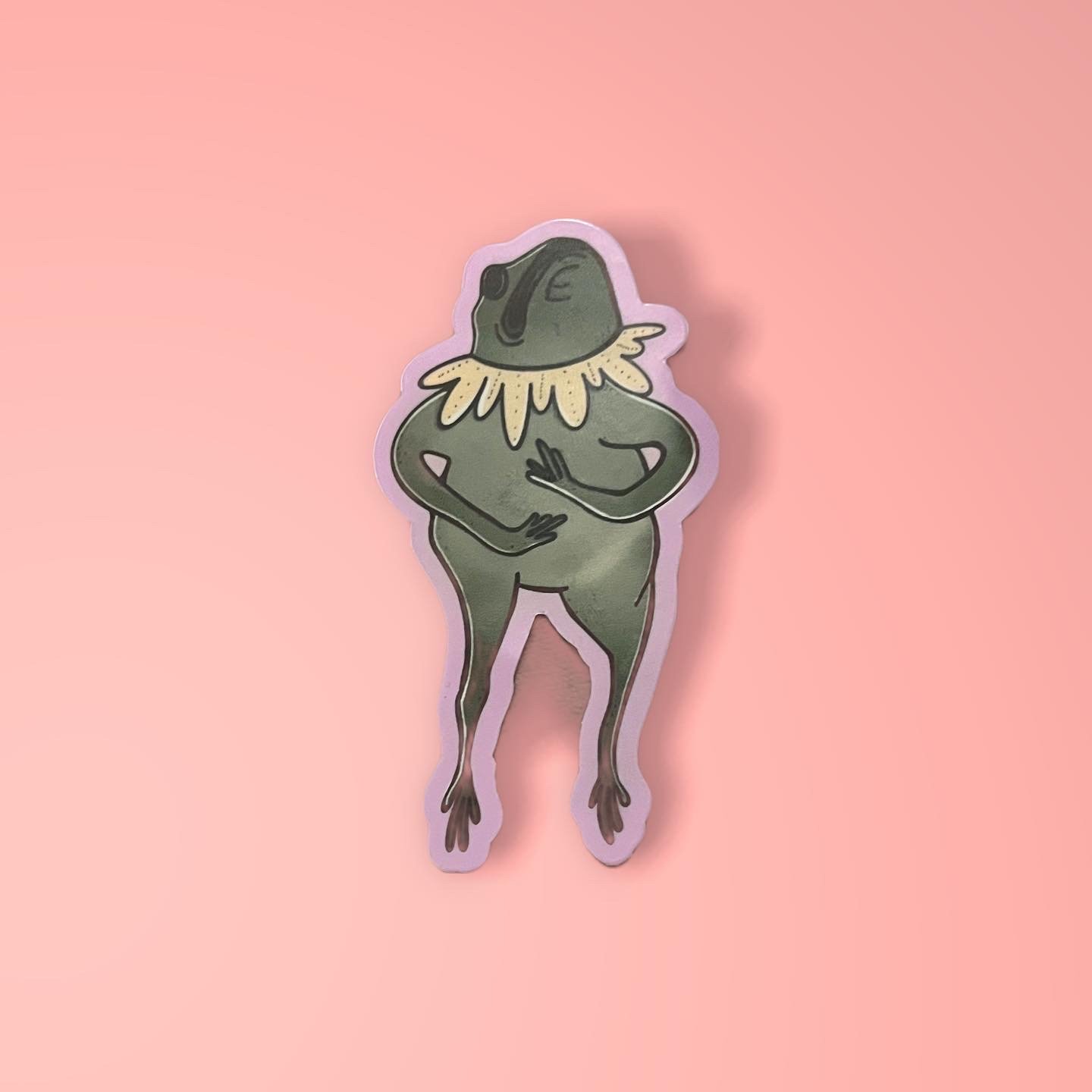Image of Fancy frog - sticker